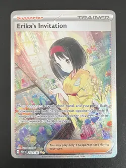 Erika's Invitation 203/165 Scarlet & Violet Holo Pokemon TCG - Image 1