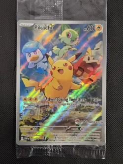 *SEALED* Pikachu 027 Paldea Evolved ETB Pokemon Center Promo NM/M - Image 1