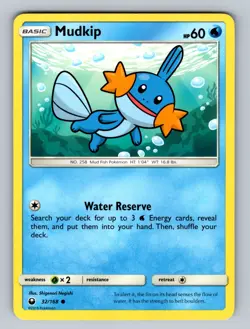 Mudkip (32) 32/168 Common SM - Celestial Storm NM - LP Pokemon TCG - Image 1