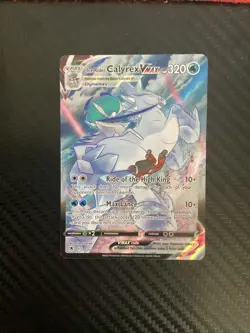 NM Ice Rider Calyrex Vmax TG15/TG30 Pokemon Astral Radiance Ultra Rare Full Art - Image 1