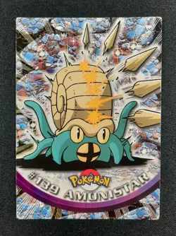 Carte Pokemon : Amonistar Topps 1999 Topps TV Animation Edition #139 🇲🇫 - Image 1