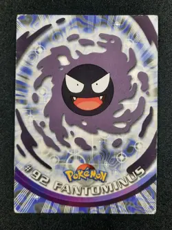 Carte Pokemon : Fantominus Topps 1999 Tv Animation Edition #92 TBE 🇲🇫 - Image 1