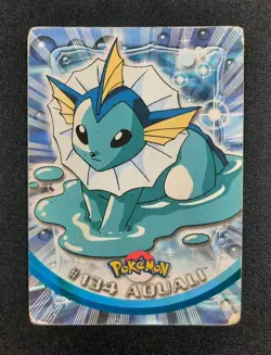 Carte Pokemon : Aquali Topps 1999 Serie Topps Tv Animation Edition #134 🇲🇫 - Image 1