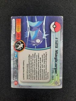 Carte Pokemon : Magicarpe Topps 1999 Topps TV Animation Edition #129 🇲🇫 - Image 2