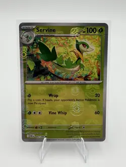 Servine (Master Ball Pattern) 002/086 Sv: Black Bolt Holo Rare Pokemon TCG NM - Image 1
