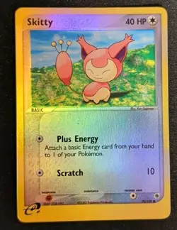 Pokemon TCG Skitty EX Ruby & Sapphire Reverse Holo 70/109 LP Condition - Image 1