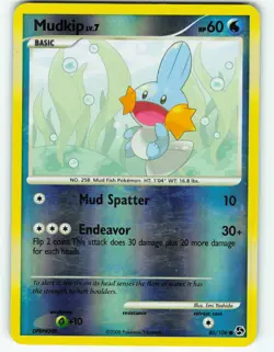 Mudkip - Reverse Holo - 80/106 Great Encounters - Pokemon TCG - 2008 - Image 1