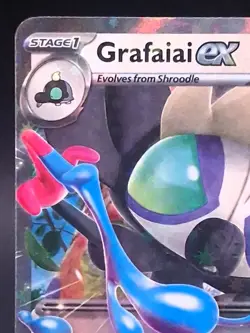 Pokemon TCG Grafaiai ex SVP EN 100 Black Star Promo Paldean Fates Holo NM - Image 4