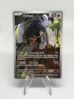 Torkoal 172/167 SV06: Twilight Masquerade Holo Illustration Rare Pokemon NM - Image 1