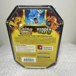 Pokemon TCG Hidden Fates Raichu GX Sealed Tin Factory Sealed - Image 2