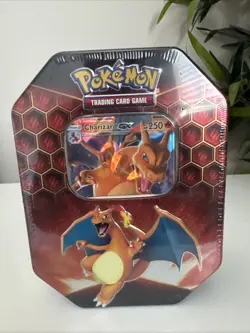 Pokemon Hidden Fates GX Tins Set Charizard - Sealed - Image 3