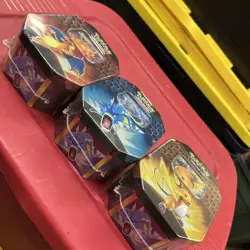 Set of 3 Pokemon TCG Hidden Fates Tins - Charizard, Gyarados, Raichu - SEALED - Image 3