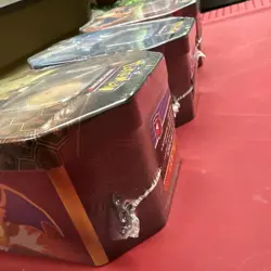 Set of 3 Pokemon TCG Hidden Fates Tins - Charizard, Gyarados, Raichu - SEALED - Image 4