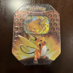 SEALED Hidden Fates Tin - Raichu GX Promo - Pokemon English 2019 - Image 1