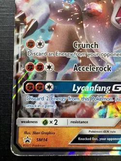 Pokemon TCG: 2017 Lycanroc GX SM14 Sm-HOLO PROMO - Image 4