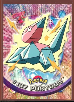 Porygon 137 Non-Holo NM Topps TV Animation Series 3 Pokemon - Image 1