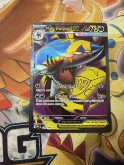 Pokemon TCG Mega Sharpedo ex 113/094 ME02: Phantasmal Flames Ultra Rare NM - Image 1