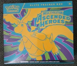 Pokemon TCG Mega Evolution Ascended Heroes ETB Elite Trainer Box Factory Sealed - Image 1