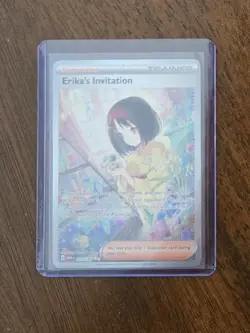 Pokemon TCG Erika's Invitation 203/165 SIR Scarlet & Violet 151 - Image 1