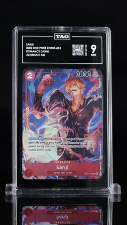 Sanji OP01-013 Alt Art - PRE ERRATA Romance Dawn TAG 9 - Image 1