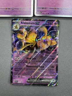 Abra Kadabra & Alakazam ex SVP 050 MINT 151 Promo 3 Card Set Pokemon MINT - Image 2