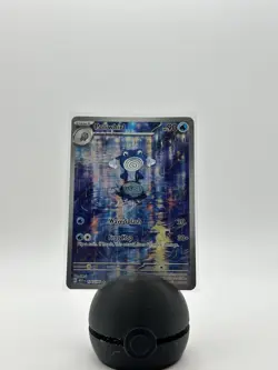 Pokemon TCG Poliwhirl Full Art 176/165 151 Card NM/M Condition - Image 1