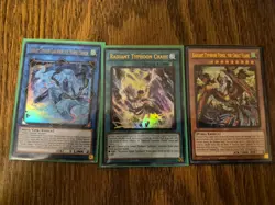 YU-GI-OH RADIANT TYPHOON 3 Card LOT FONIX, CHANT, VARUROON - Image 1
