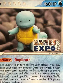 Ditto GAMES EXPO Card- Ex Delta Species 64/113-Super Rare Pokemon Promo -NM - Image 3