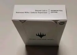 Hatsune Miku: Sakura Superstar English (EN) Rainbow Foil Sealed Secret Lair MtG - Image 1