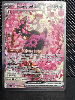 Pokemon TCG - Fezandipiti ex 288/217 - Special Illustration Rare Ascended Heroes - Image 3