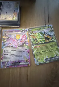 Pokemon Prismatic Evolutions Lot ( 479 Basic, 29 Holo, 3 exs, 1 Rare Full Art) - Image 3