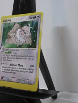 Pokemon Slaking 12/109 EX Ruby Sapphire Holo Rare SWIRL 2003 - Image 3