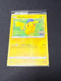 2022 Sword & Shield Pokemon GO SEALED Pikachu Promo #28/78 Holo - Image 1