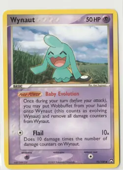 Pokemon Wynaut EX Power Keepers 70/108 Common EN - Image 1