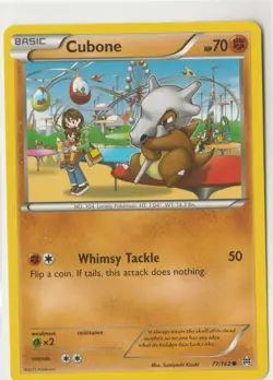 Pokemon Cubone BREAKthrough 77/162 Common EN - Image 1