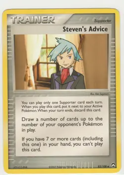 Pokemon Steven's Advice EX Power Keepers 83/108 Uncommon EN - Image 1
