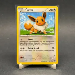 Eevee 89/116 Common BW Plasma Freeze LP Pokemon - Image 1