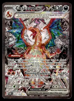 Charizard ex #223 - Special Illustration Rare - Pokemon Obsidian Flames - NM - Image 1