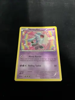 Wobbuffet 67/162 Rev Reverse Holo XY Breakthrough Pokemon 2015 - Image 1