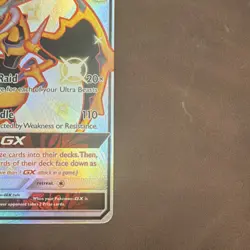 Pokemon TCG Naganadel GX SV63/SV94 Hidden Fates Shiny Vault Holo 210HP Stage 1 - Image 2
