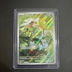 Pokemon TCG Scarlet & Violet 151 Caterpie Illustration Rare 172/165 - Image 1