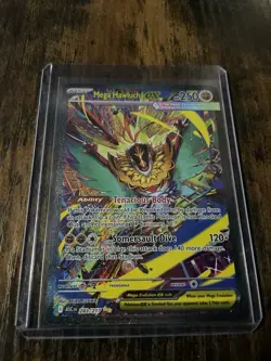 Pokemon EX Holo Card Lot - Mega Meganium, Metagross, Hawlucha, Scrafty, Gengar - Image 3