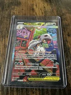 Pokemon EX Holo Card Lot - Mega Meganium, Metagross, Hawlucha, Scrafty, Gengar - Image 4