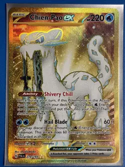 Chien-Pao ex - 274/193 Paldea Evolved (SV02) - NM/M + Card Saver - Image 1