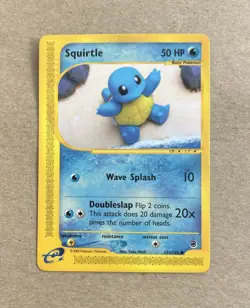 2002 Pokemon Expedition Squirtle Card 131/165 - Image 1