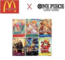 One Piece x McDonald’s 2025 Promo Card Set Completo JP Sealed - Image 1