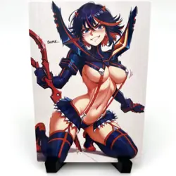 Kill la Kill Ryuko Matoi Sexy Hot Anime Waifu Girl Lewd Goddess Story Art Card - Image 1