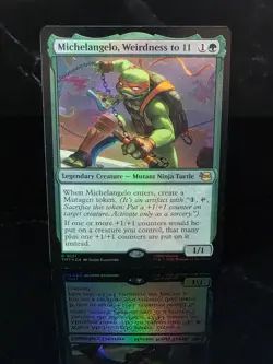 MTG Michelangelo, Weirdness to 11 Foil x1 #0121 - TMNT - Image 1