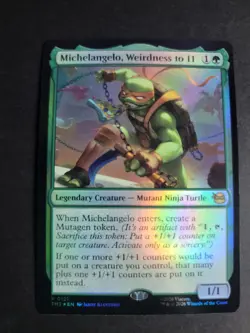 Michelangelo, Weirdness to 11 (Foil) Rare MTG Ninja Turtles - Image 1