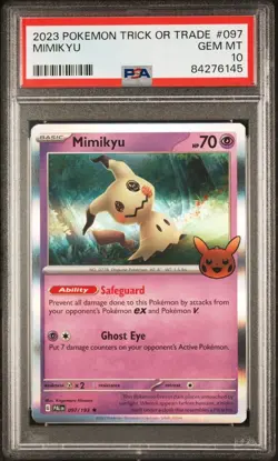 2023 POKEMON TRICK OR TRADE #097 MIMIKYU PSA 10 - Image 1